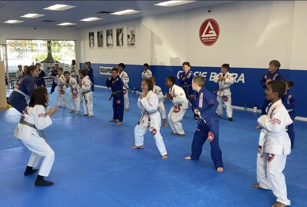 Gracie Barra WhiterockJiu-Jitsu kids class